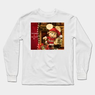 Copy of Merry Christmas from Topo Gigio to Elva Long Sleeve T-Shirt